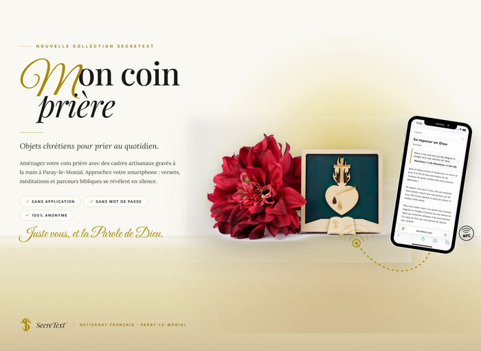 Mon coin prière - Objets chrétiens pour prier au quotidien