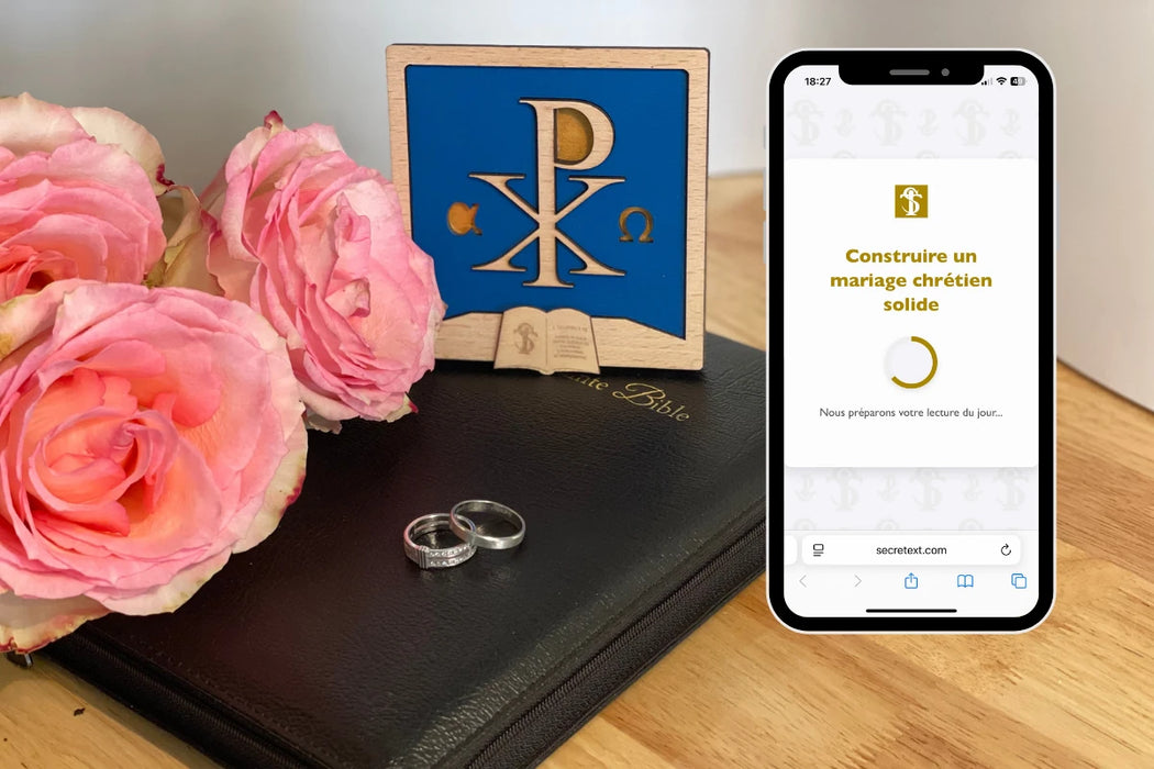 Cadre déco Christogramme XP - Spécial Mariage