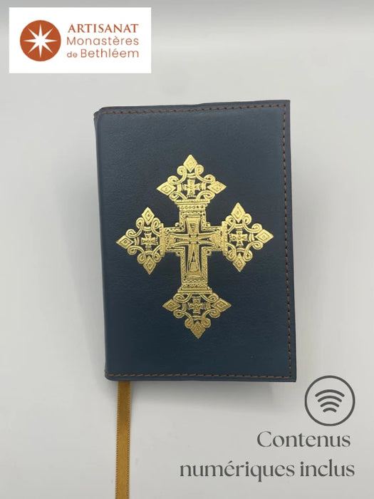 Lisseuse des Moines de Bethléem qui contient des contenus numériques de SecreText notamment la Bible ou encore des parcours de lecture de la Bible.