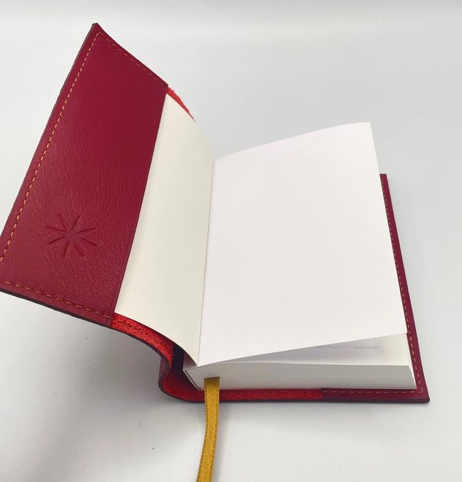 Nouveau Testament et Psaumes Édition Emmanuel. Couverture cuir véritable doublée velours artisanal