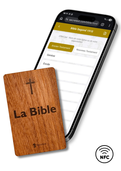 La Bible dans une carte
