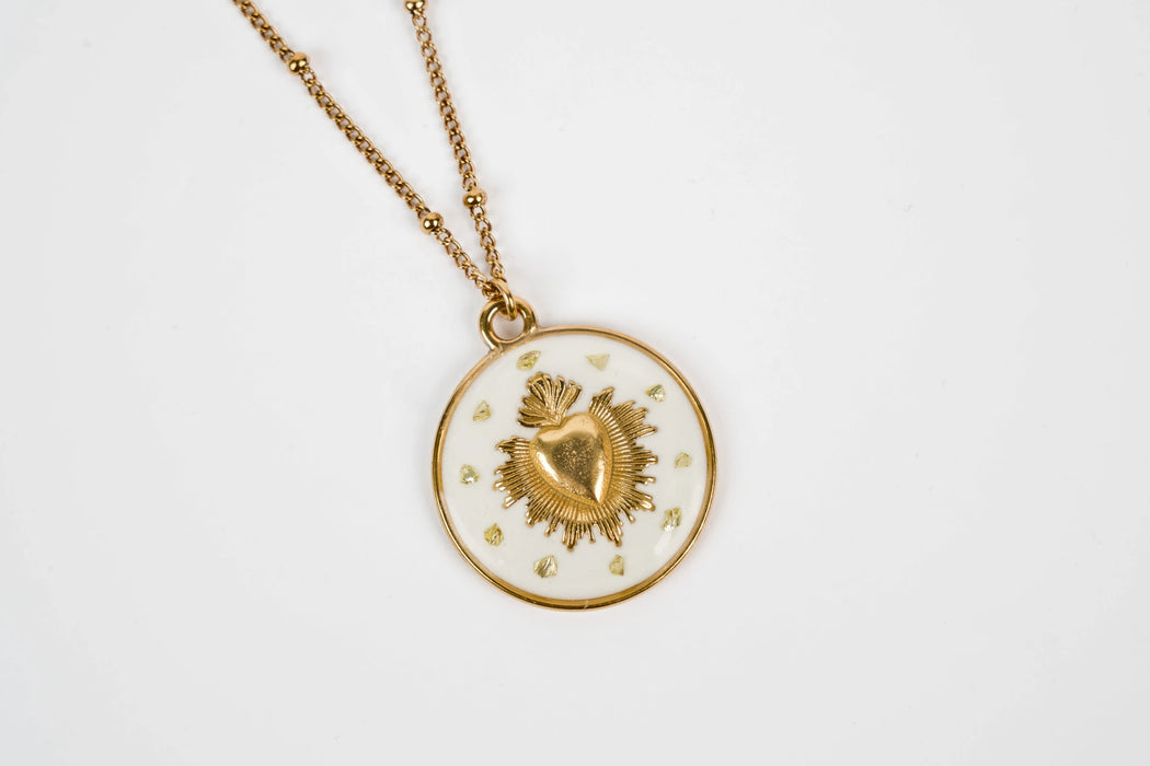 Collier avec pendentif Sacré-Cœur