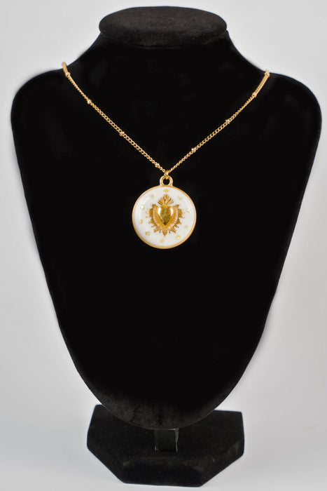 Pendentif Sacré-Cœur Bible et Versets